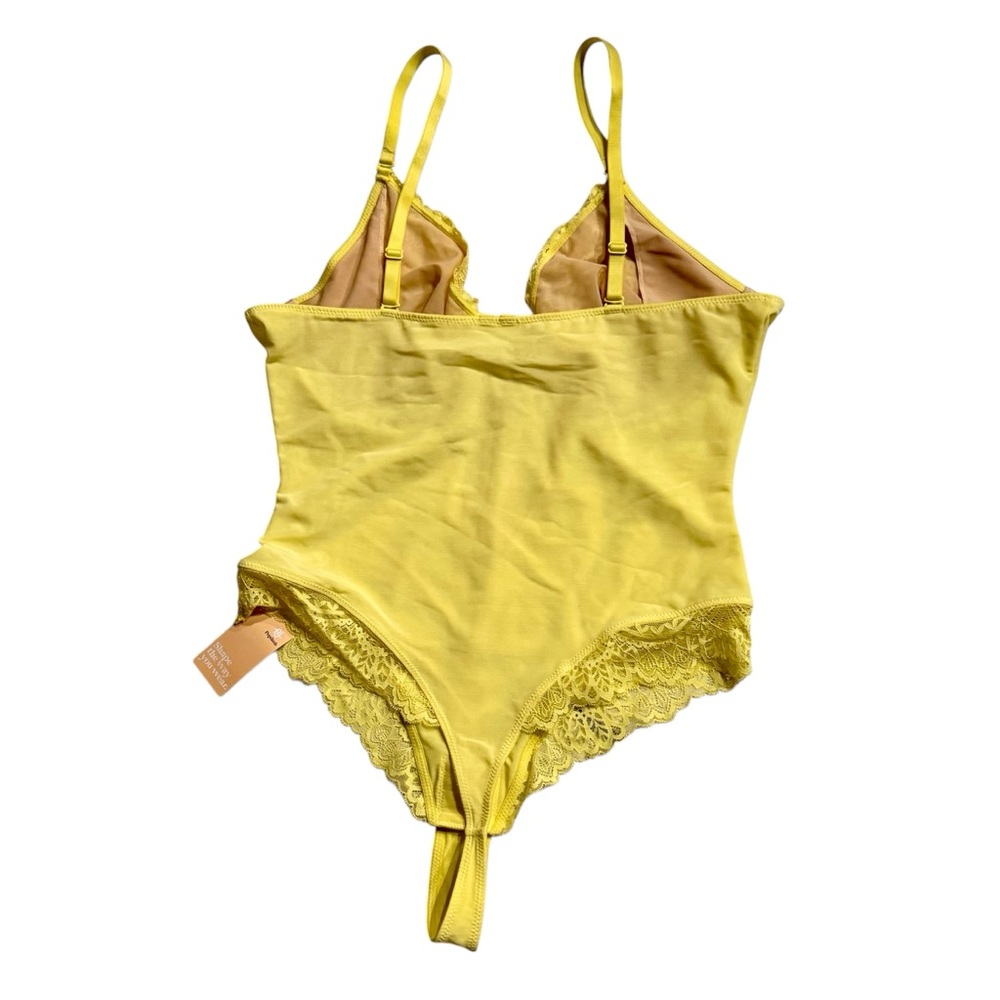 Popilush Yellow Bodysuit Shapewear XL NWT - Picture 6 of 13